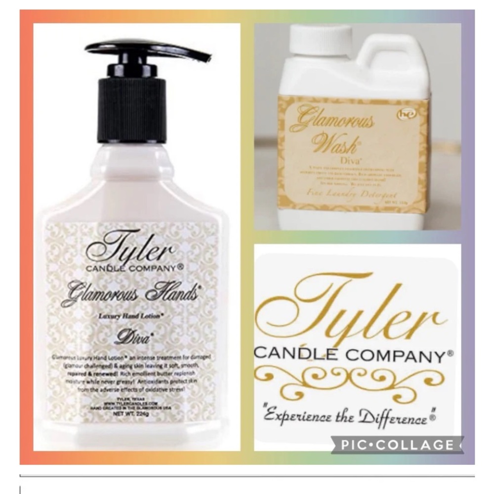 Tyler Lotion 8 oz & 4 oz wash